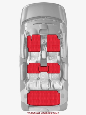ЭВА коврики «Queen Lux» комплект для Honda Civic (5G)